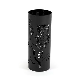 Paragüero Versa Negro Familia Búhos 19 x 49 x 19 cm