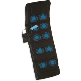 JOCCA Colchón de Masaje 6163 con 10 Motores, 5 Zonas de Masaje Específicas y Función de Calor, Masaje de Cuerpo Completo