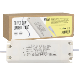 BX3 LIGHT Driver LED ABT-18-24X2W 24W TRIAC Dimmable, Salida Constante 600mA, 45-84VDC, Clase II, para Downlights y Paneles Precio: 11.49999972. SKU: B1HQ4CL9W2
