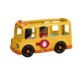 Fisher-Price Little People-El autobús escolar-Vehículo de empuje musical HYT03 Fisher-Price Little People-El autobús escolar-Vehículo de empuje musical HYT03