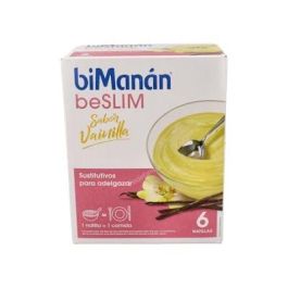 BIMANAN Natillas Sustitutivas Vainilla 6 Sobres Control de Peso con Vitaminas y Minerales Precio: 74.5000003. SKU: B13YY8CR7Y