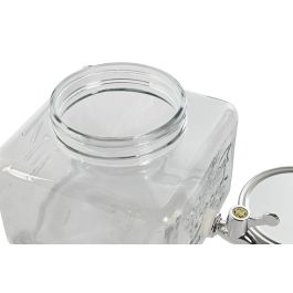 DKD Home Decor Dispensador de Bebidas de Cristal Transparente de 3,5 Litros para Nevera, Reciclable, Medidas 25x16x19 cm