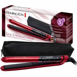 Remington S9600 Plancha de Pelo de Seda Cerámica Avanzada, Placas XL 110mm, Temp. 150-240°C, Calentamiento Rápido, Estuche