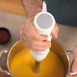 Braun MultiQuick 5 MQ 50001 M Batidora de inmersión 1000W, 21 Velocidades, Acero Inoxidable, Vaso, Sin BPA Gris/Blanco