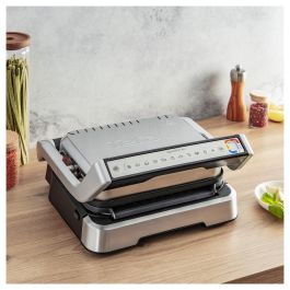 Tefal OptiGrill 4in1 GC774D10 Silver Parrilla Eléctrica Multifunción 9 Programas 2100W Acero Inoxidable