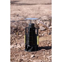 Next Green GP60-160 Combo Soporte de Suelo Adaptador para Postes de Carga, Fundaciones Ø 60mm, CC 160mm