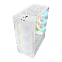 Sharkoon REV300 Torre PC Blanca Cristal Templado ATX EATX Micro-ATX Mini-ITX para Gaming