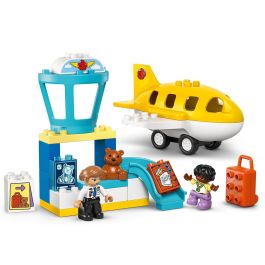 Lego Duplo Town Set de Construcción 'Primera Vez en el Aeropuerto', Juguete Educativo de Bloques para Niños y Niñas de 2+ Años