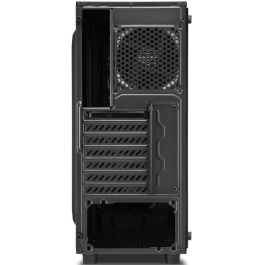 Sharkoon Caja TG4 RGB ATX con 2x USB 3.0, Ventiladores 120mm, Vidrio Templado, Negro