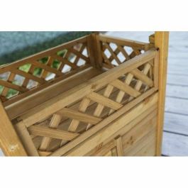 Kerbl KER4018653827901 Casa para gatos Lodge de Madera Marrón/Verde 77x50x73 cm