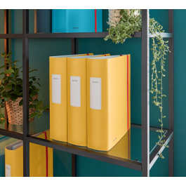 Leitz 10380019 Archivador Active Cosy 180° 80mm Amarillo