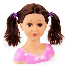 Reig Busto Charlene Super Modelo Morena para Peinar y Maquillar, Muñeca de Peluquería y Maquillaje +3 años Reig Busto Charlene Super Modelo Morena para Peinar y Maquillar, Muñeca de Peluquería y Maquillaje +3 años