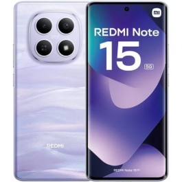 Xiaomi Redmi Note 15 5G 6.77" 8GB RAM 256GB ROM AMOLED 120Hz 108MP 5520mAh Morado Precio: 268.98999985. SKU: B1DTFHHL4R