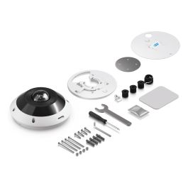 Ubiquiti UVC-G6-Pro-360-W - Cámara de Seguridad IP Interior y Exterior de 12 MP, Visión 360°, PoE+, Blanco, Techo/Pared, Resistente (IP66)