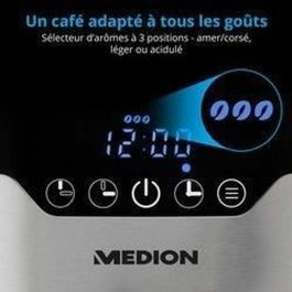 Medion Cafetera de filtro MD 18458 con jarra isotérmica, 900W, 1,2 L