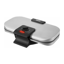 UNOLD 48241 Máquina para Gofres Doble, Forma Corazón, Negro/Plata, 1300W