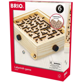 Brio 34000 Juego de Laberintos de Madera Original para Niños y Niñas a Partir de 6 Años
