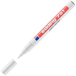 Edding Marcador Permanente 751 Tinta Opaca Blanco - Caja de 10 Unidades para superficies claras y oscuras (10 Unidades) Precio: 29.49999965. SKU: S8421342