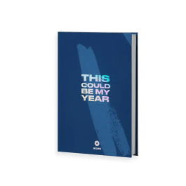 Antartik My Year Agenda Encuadernada A5+ Día Página Azul Oscuro Papel 80g FSC