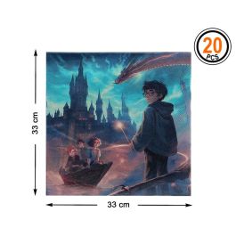 Servilletas decoradas 33x33 cm con Escena Escolar Mágica, pack de 20 unidades para fiestas y cumpleaños temáticos Precio: 1.49999949. SKU: B1FWKNGZH2