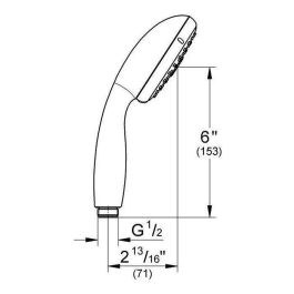 GROHE mano ducha 3 chorros