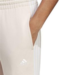 Pantalón Largo Deportivo Adidas Essentials 3S Beige Mujer