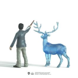 Schleich SCH42680 Figura Harry y su Patronus - Gama Harry Potter