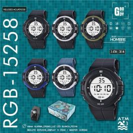GBody Reloj Digital para Hombre LCD con Luz LED Blanca y Resistencia al Agua WR30, Incluye Estuche Precio: 6.69000046. SKU: B149JZDZZE