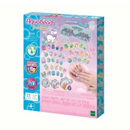 Aquabeads AQU5054131350515 Kit de Manicura Unicornio - 40 Uñas - con Pegatinas
