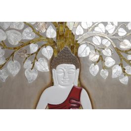 DKD Home Decor Decoración de Pared Beige Dorado 4 x 70 x 100 cm Nacar Resina