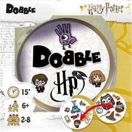 Asmodee Dobble Harry Potter - Juego de Mesa de Velocidad y Observación con 55 Cartas Redondas temáticas