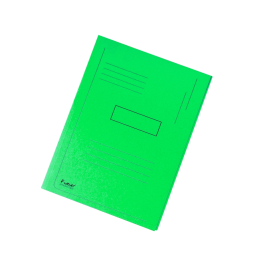 Exacompta Subcarpeta Cartulina Reciclada A4 Verde 280g/m2 con 2 Solapas
