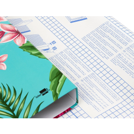 Liderpapel Rollo Plástico Adhesivo Forralibros 0.50x20 mt 80 mc Removible