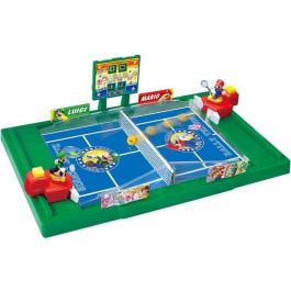 Epoch 7434 Super Mario Rally Tennis: Juego de Tenis con Figuras Coleccionables Mario y Luigi +5 Años
