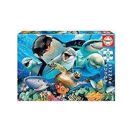 Educa Borrás 18062 Puzzle Infantil 100 Piezas Selfie Bajo el Agua de 6-8 Años