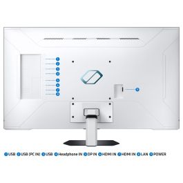 Samsung S43CG700NU Monitor 43" 4K UHD 3840x2160 LED 1ms 144Hz Quantum Dot Negro Blanco