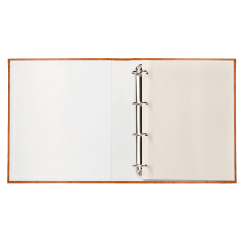 Liderpapel Álbum de Fotos Serie Classic con Anillas y 20 Hojas Autoadhesivas, Color Marrón