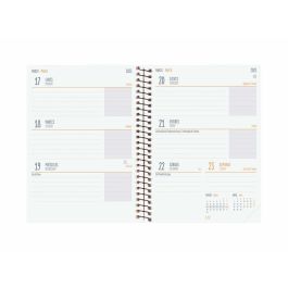 Agenda Finocam Negro 1/8 12 x 16,4 cm 2024-2025