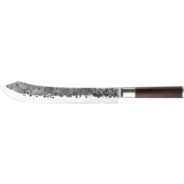Forged Cuchillo de carnicero FOR8720039623583 - Acero japonés 440C, Mango de madera de Dalbergia, L 25,5 cm