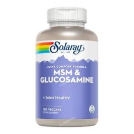 SOLARAY MSM & Glucosamina con Vitamina C - Apoyo Articular y Óseo - 180 VegCaps Precio: 30.5000003. SKU: B1FBWK23YC