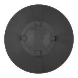 Elho ELH8711904072858 Maceta redonda Bruselas Wheels 40 Negro, 39 cm diámetro x 37 cm alto, para interior, 100% reciclada