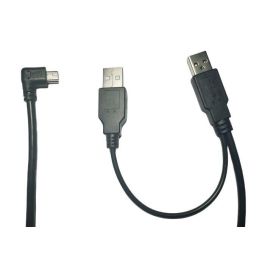 MicroConnect Cable Splitter USB 2.0 A Macho a A Macho + Mini USB Macho, 3m, Carga y Datos, Negro