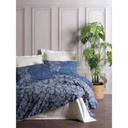 Juego de cama - 1 funda nórdica 220x240 cm + 2 fundas de almohada 60x60 cm - 100% algodón - Azul Precio: 53.18192. SKU: B13P57EQK7