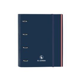 Carpeta de anillas El Ganso Classic Azul marino 27 x 32 x 3.5 cm Precio: 10.50000006. SKU: B1AWVJ5LXQ