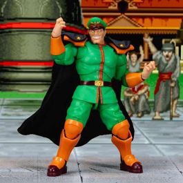 Street Fighter II Figura Bison Deluxe, 2.17 cm - Plástico, Montaje Necesario, para Coleccionistas, Edad Recomendada +13 Años