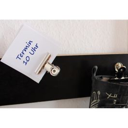 MAUL 2173096 Pinzas de Papel MAULstandard, Metálicas Níquel, Ancho 30 mm, Paquete de 10 Unidades