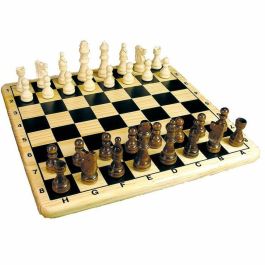 Tactic Caja de Ajedrez de Madera - Juego de Mesa Estratégico para Relajación y Reflexión +7 Años