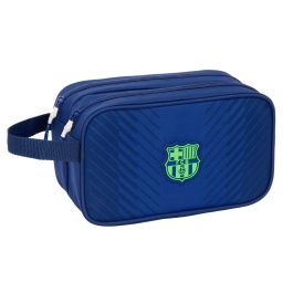 Safta Neceser 2 Cremalleras Adaptable a Carro F.C. Barcelona Navy Blue 26x15x12,5cm para niños 3+ años