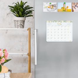 Finocam Calendario Bloc con Imán para Escribir 250x200 mm, Diseño Mv Design 2026, Anual para Planificación Familiar y de Estudio