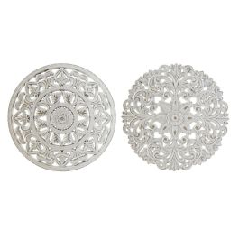 DKD Home Decor Mandala Decoración de Pared Blanco 2 x 30 x 30 cm (2 Unidades) Precio: 15.49999957. SKU: S3029334